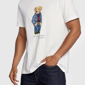 Luxury Bear Print Unisex Cotton T-Shirt Premium Edition streetwear tee